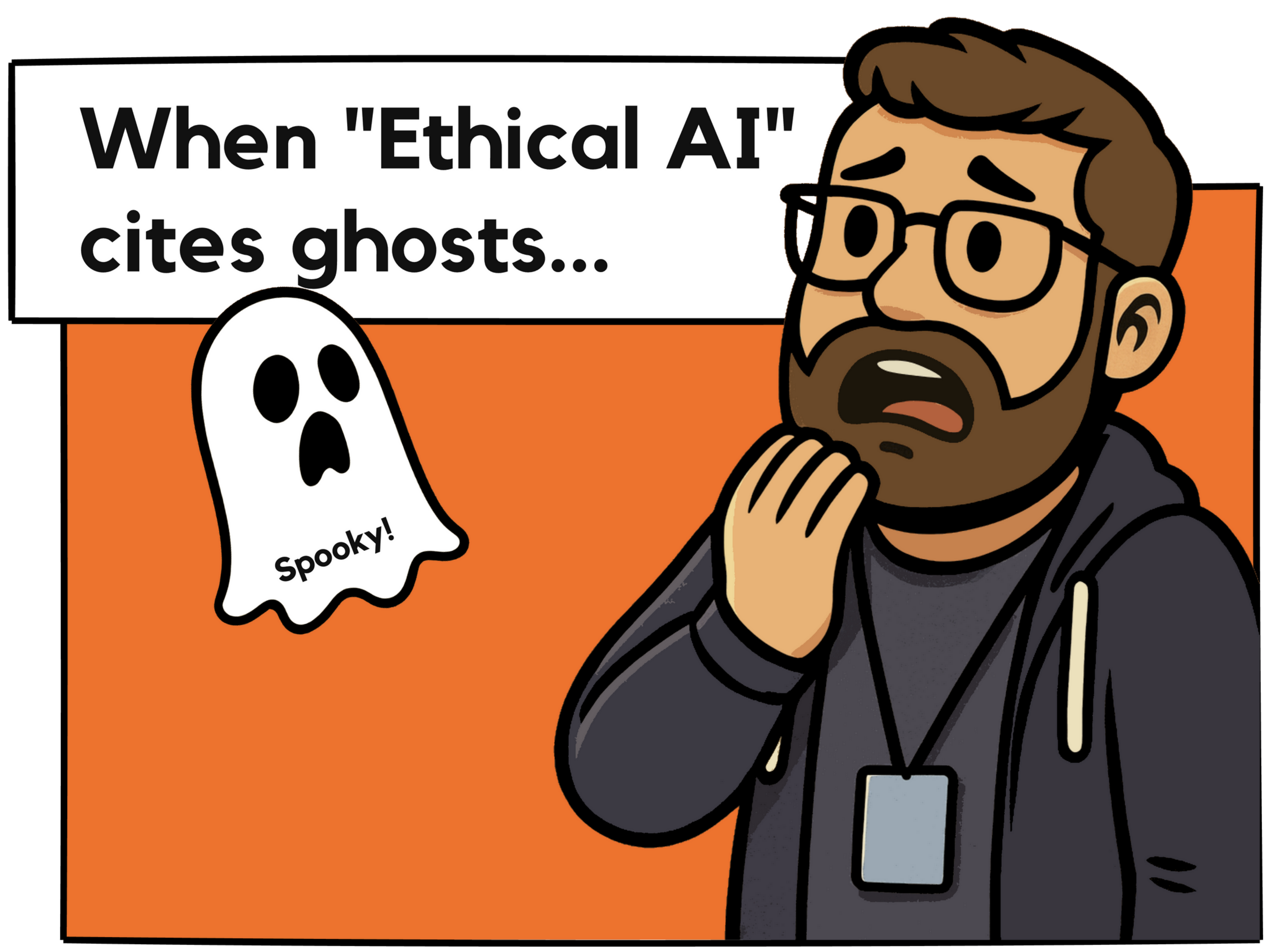 Cover image for When "Ethical AI" cites ghosts